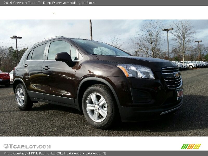 Deep Espresso Metallic / Jet Black 2016 Chevrolet Trax LT