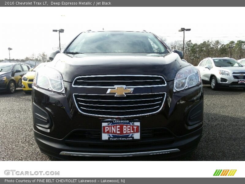 Deep Espresso Metallic / Jet Black 2016 Chevrolet Trax LT