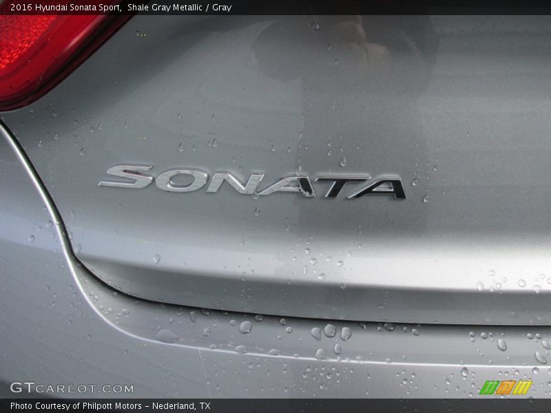 Shale Gray Metallic / Gray 2016 Hyundai Sonata Sport