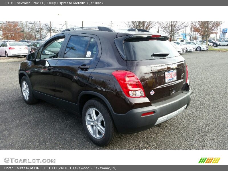 Deep Espresso Metallic / Jet Black 2016 Chevrolet Trax LT