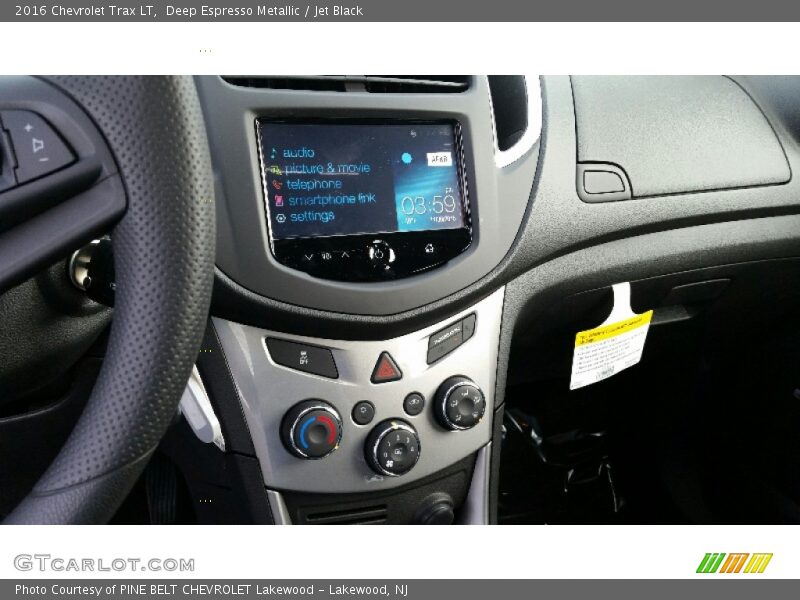 Deep Espresso Metallic / Jet Black 2016 Chevrolet Trax LT