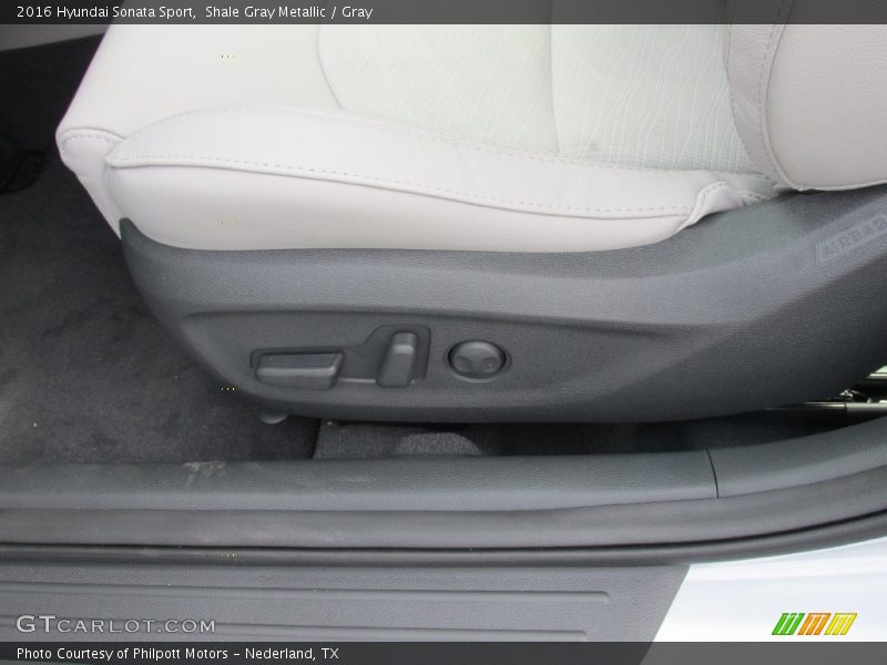 Shale Gray Metallic / Gray 2016 Hyundai Sonata Sport
