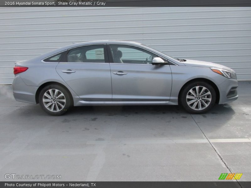 Shale Gray Metallic / Gray 2016 Hyundai Sonata Sport