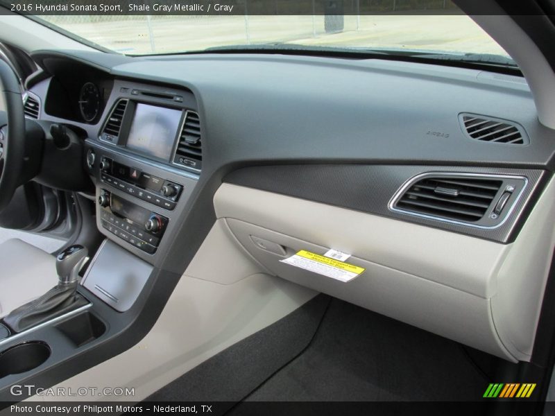 Shale Gray Metallic / Gray 2016 Hyundai Sonata Sport