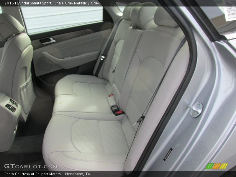 Shale Gray Metallic / Gray 2016 Hyundai Sonata Sport