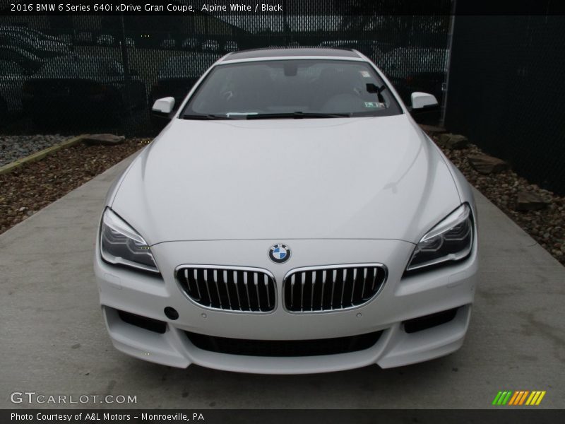 Alpine White / Black 2016 BMW 6 Series 640i xDrive Gran Coupe