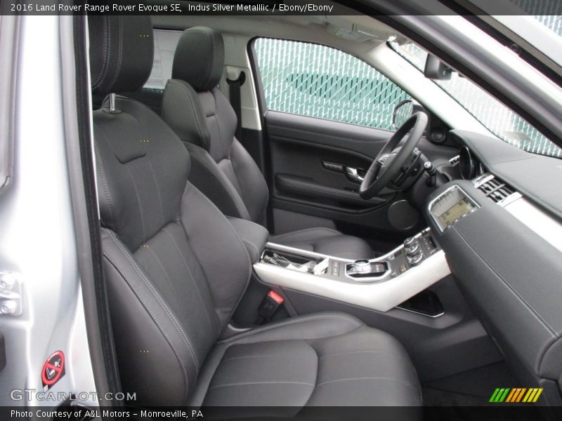 Indus Silver Metalllic / Ebony/Ebony 2016 Land Rover Range Rover Evoque SE
