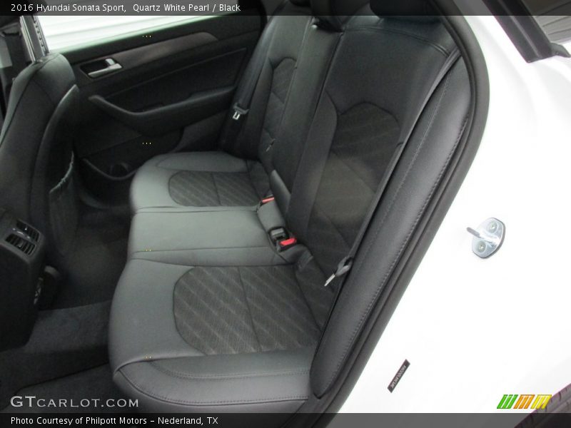 Quartz White Pearl / Black 2016 Hyundai Sonata Sport