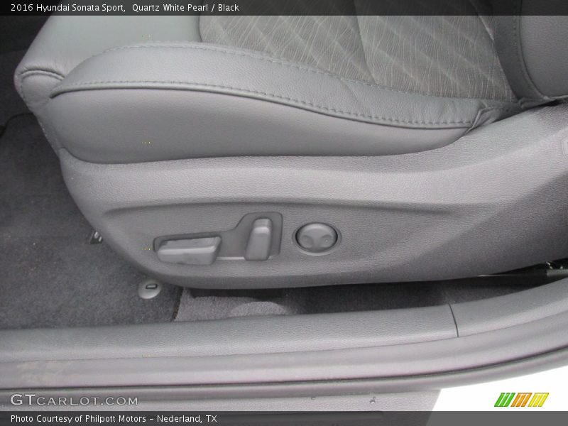 Quartz White Pearl / Black 2016 Hyundai Sonata Sport