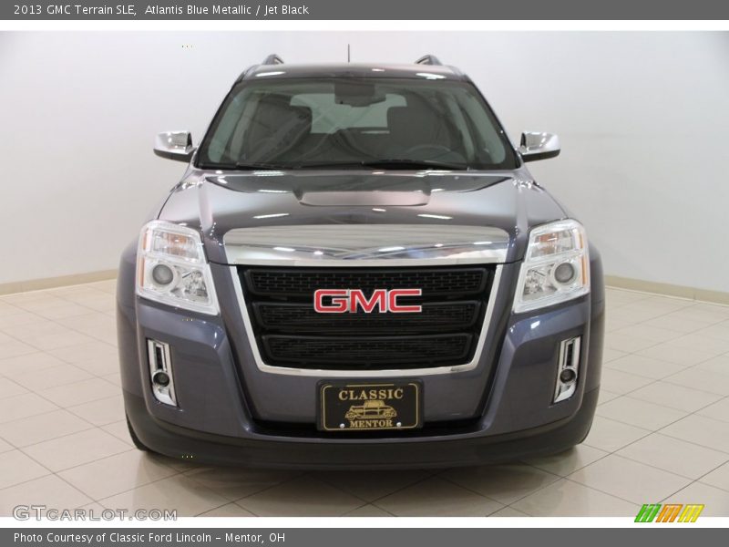 Atlantis Blue Metallic / Jet Black 2013 GMC Terrain SLE