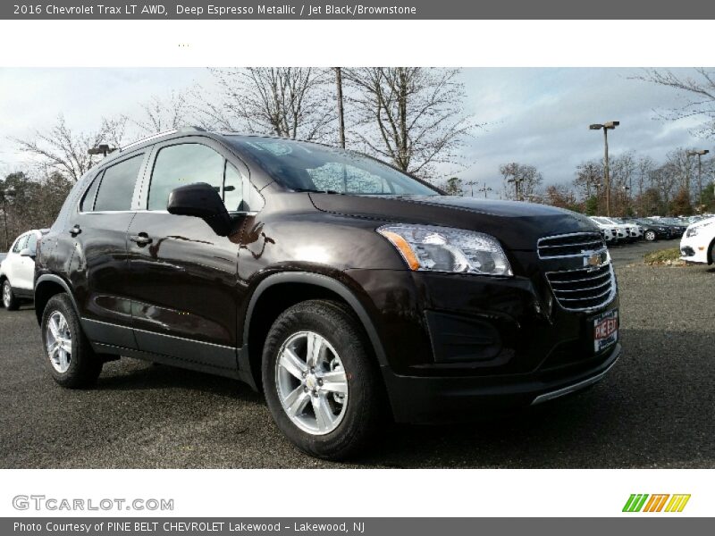 Deep Espresso Metallic / Jet Black/Brownstone 2016 Chevrolet Trax LT AWD