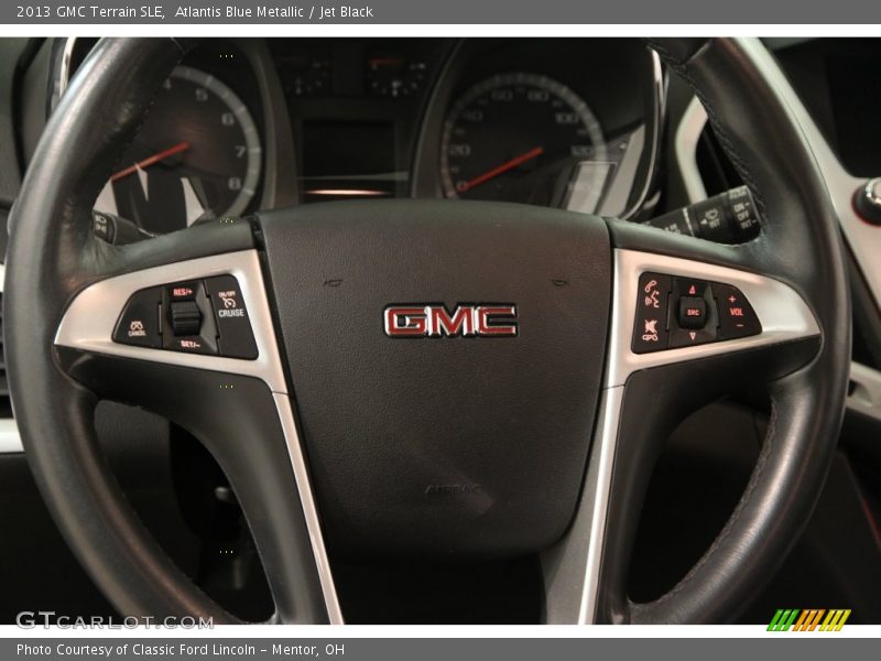 Atlantis Blue Metallic / Jet Black 2013 GMC Terrain SLE
