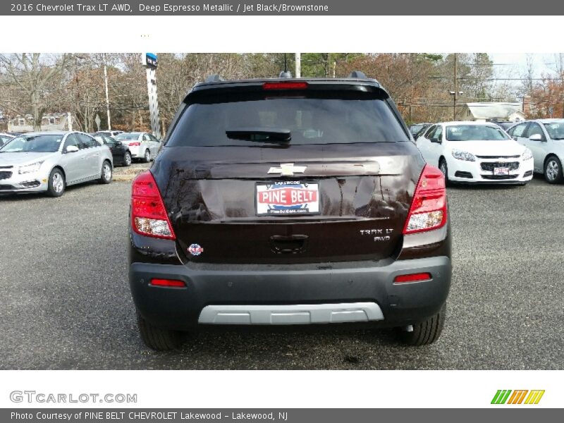 Deep Espresso Metallic / Jet Black/Brownstone 2016 Chevrolet Trax LT AWD