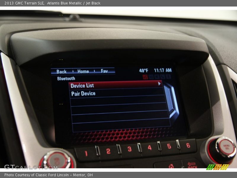 Atlantis Blue Metallic / Jet Black 2013 GMC Terrain SLE