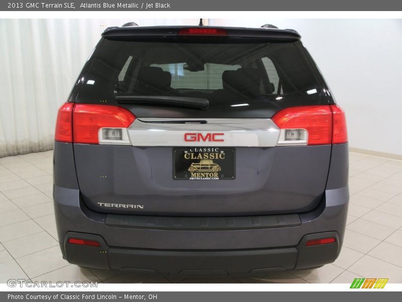Atlantis Blue Metallic / Jet Black 2013 GMC Terrain SLE