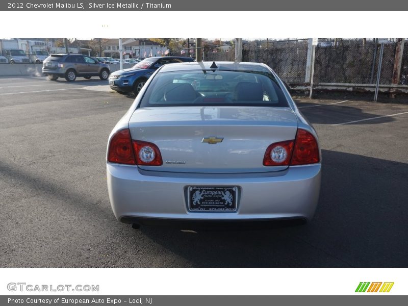 Silver Ice Metallic / Titanium 2012 Chevrolet Malibu LS