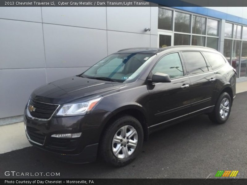 Cyber Gray Metallic / Dark Titanium/Light Titanium 2013 Chevrolet Traverse LS