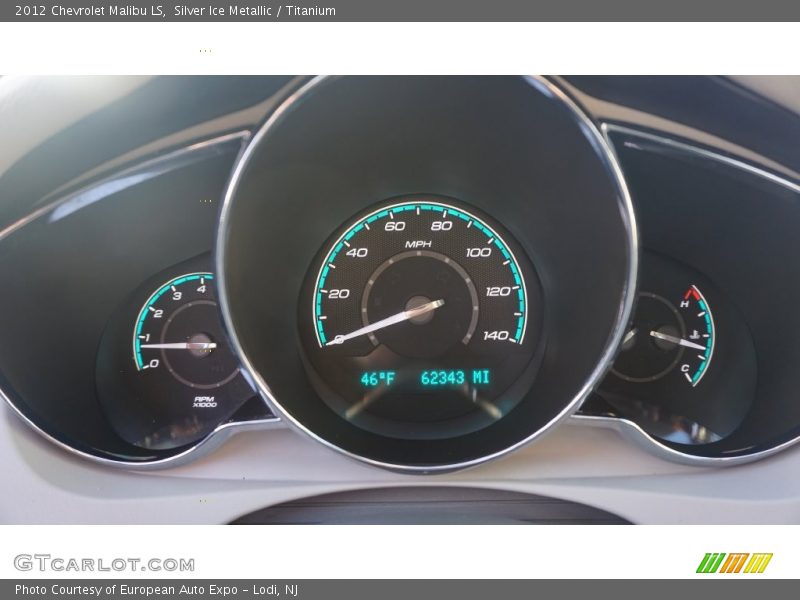 Silver Ice Metallic / Titanium 2012 Chevrolet Malibu LS