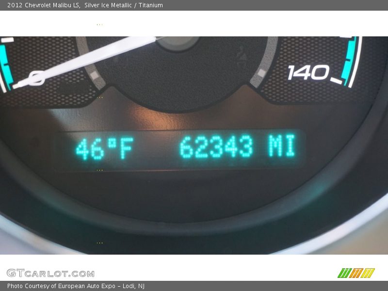 Silver Ice Metallic / Titanium 2012 Chevrolet Malibu LS