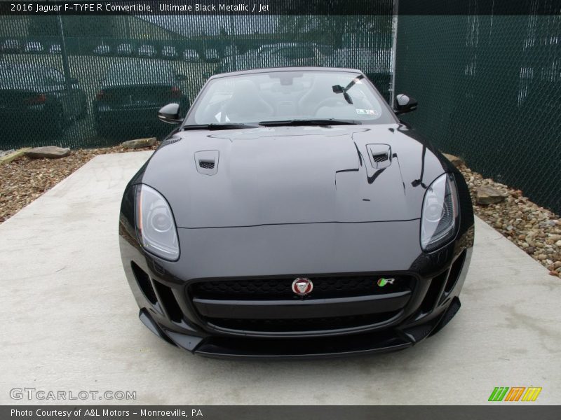 Ultimate Black Metallic / Jet 2016 Jaguar F-TYPE R Convertible