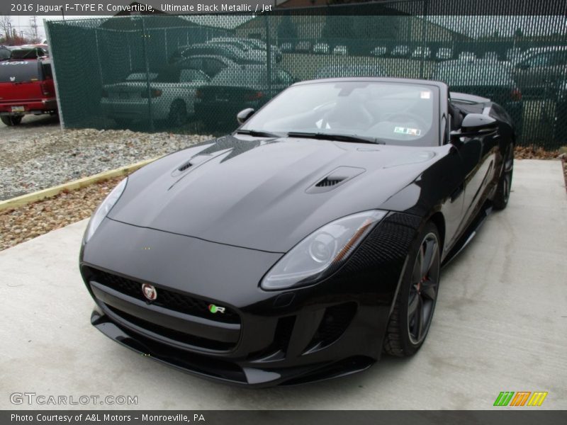 Ultimate Black Metallic / Jet 2016 Jaguar F-TYPE R Convertible