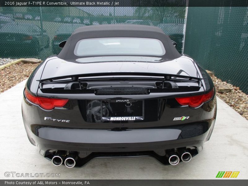Ultimate Black Metallic / Jet 2016 Jaguar F-TYPE R Convertible
