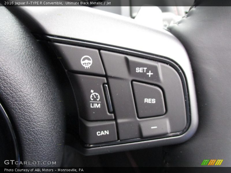 Ultimate Black Metallic / Jet 2016 Jaguar F-TYPE R Convertible