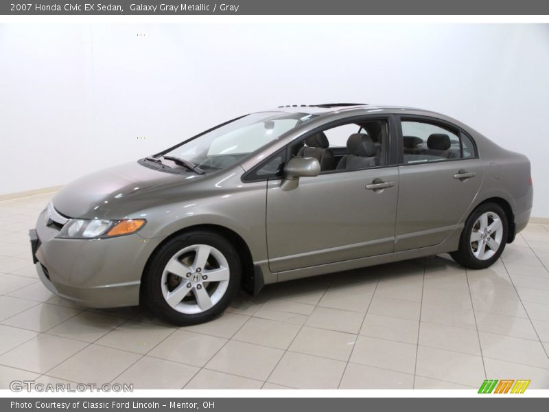 Galaxy Gray Metallic / Gray 2007 Honda Civic EX Sedan