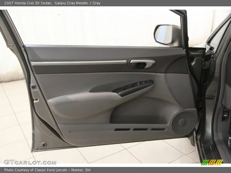 Galaxy Gray Metallic / Gray 2007 Honda Civic EX Sedan