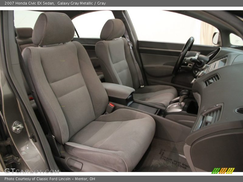 Galaxy Gray Metallic / Gray 2007 Honda Civic EX Sedan