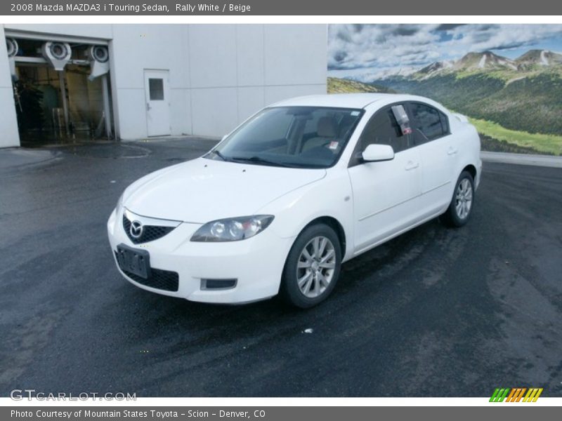 Front 3/4 View of 2008 MAZDA3 i Touring Sedan