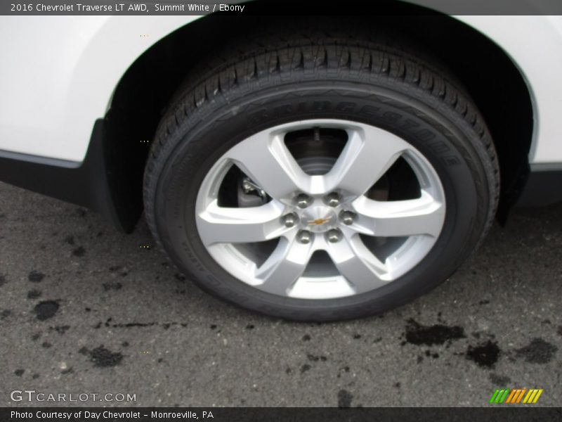 Summit White / Ebony 2016 Chevrolet Traverse LT AWD