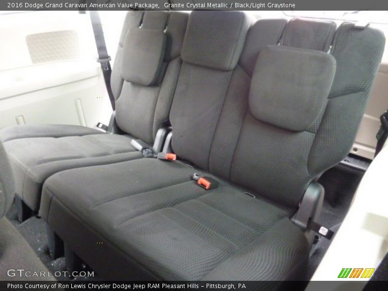 Granite Crystal Metallic / Black/Light Graystone 2016 Dodge Grand Caravan American Value Package