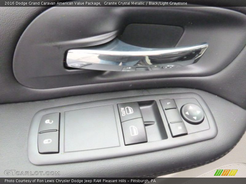 Granite Crystal Metallic / Black/Light Graystone 2016 Dodge Grand Caravan American Value Package