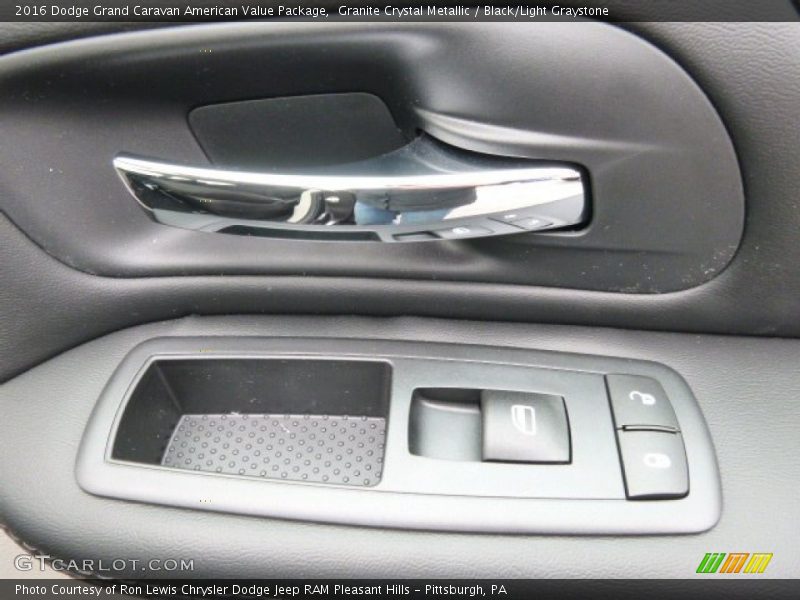 Granite Crystal Metallic / Black/Light Graystone 2016 Dodge Grand Caravan American Value Package