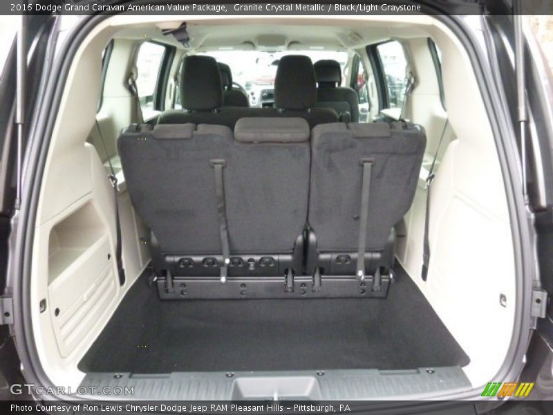 Granite Crystal Metallic / Black/Light Graystone 2016 Dodge Grand Caravan American Value Package
