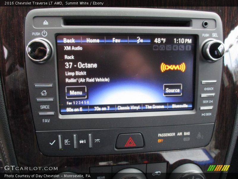 Summit White / Ebony 2016 Chevrolet Traverse LT AWD
