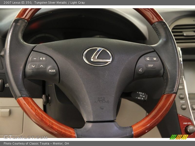 Tungsten Silver Metallic / Light Gray 2007 Lexus ES 350