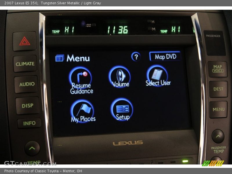 Tungsten Silver Metallic / Light Gray 2007 Lexus ES 350