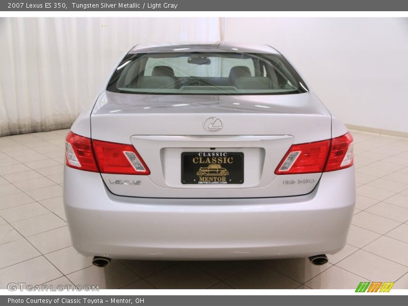 Tungsten Silver Metallic / Light Gray 2007 Lexus ES 350