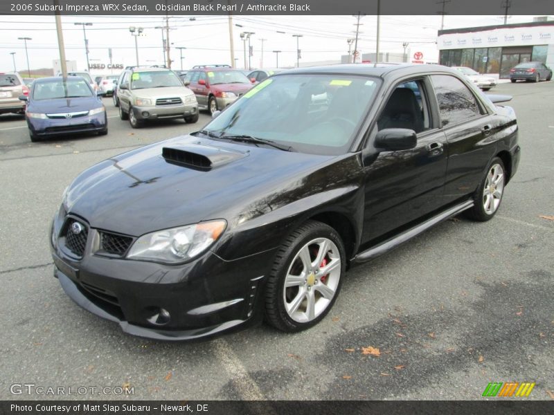 Obsidian Black Pearl / Anthracite Black 2006 Subaru Impreza WRX Sedan