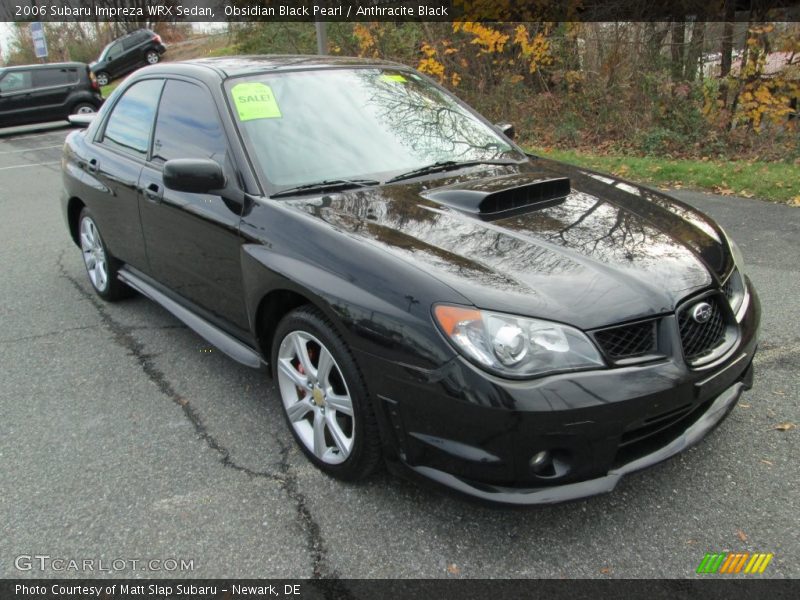 Obsidian Black Pearl / Anthracite Black 2006 Subaru Impreza WRX Sedan
