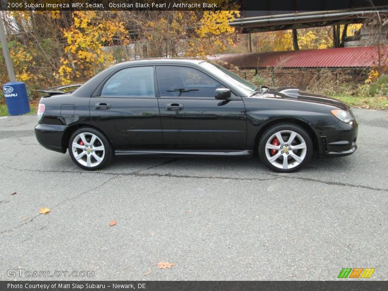 Obsidian Black Pearl / Anthracite Black 2006 Subaru Impreza WRX Sedan