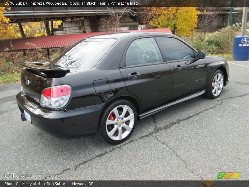 Obsidian Black Pearl / Anthracite Black 2006 Subaru Impreza WRX Sedan