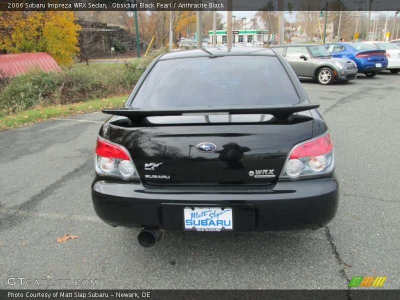 Obsidian Black Pearl / Anthracite Black 2006 Subaru Impreza WRX Sedan