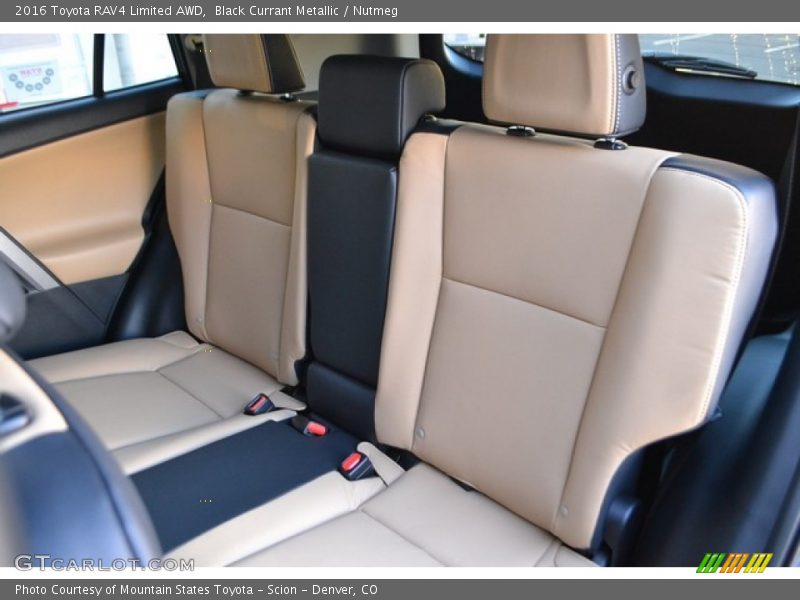 Black Currant Metallic / Nutmeg 2016 Toyota RAV4 Limited AWD