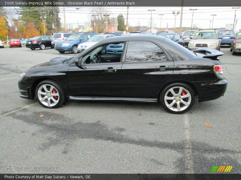 Obsidian Black Pearl / Anthracite Black 2006 Subaru Impreza WRX Sedan