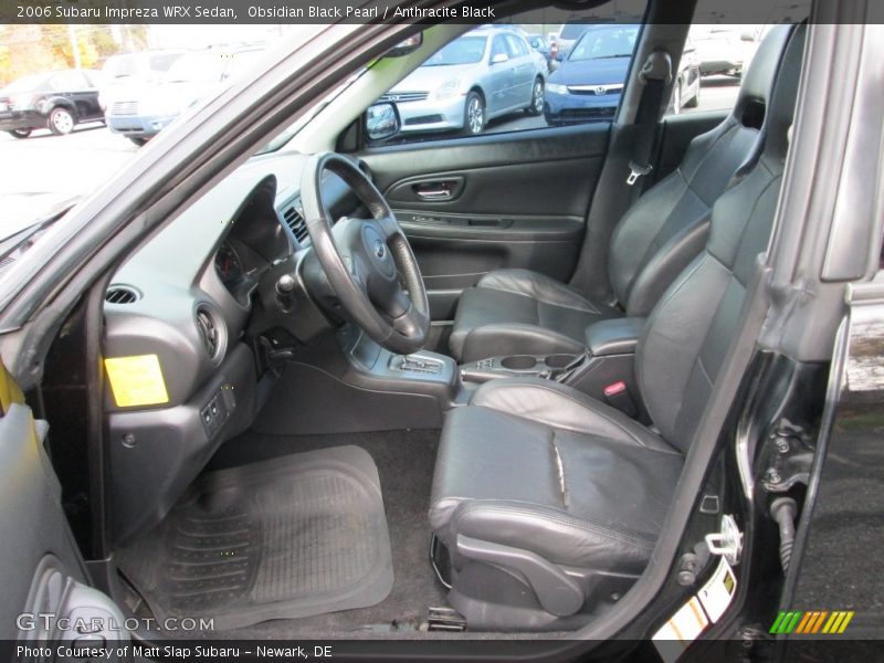 Obsidian Black Pearl / Anthracite Black 2006 Subaru Impreza WRX Sedan