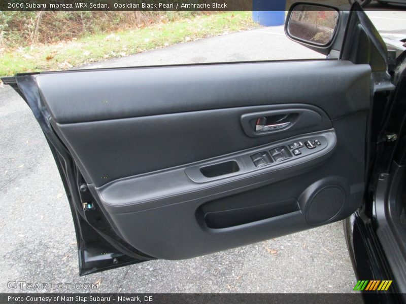 Obsidian Black Pearl / Anthracite Black 2006 Subaru Impreza WRX Sedan
