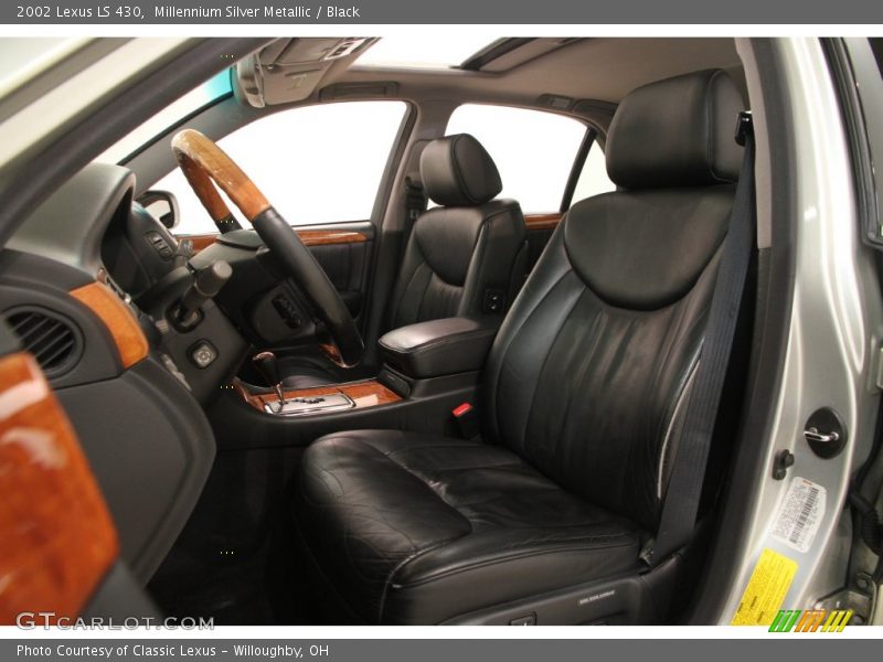 Millennium Silver Metallic / Black 2002 Lexus LS 430